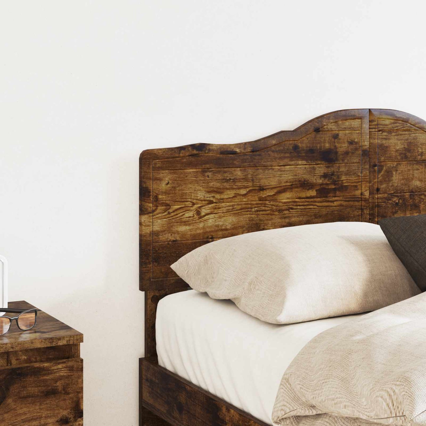 vidaXL Headboard Smoked Oak Engineered wood