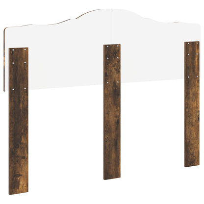vidaXL Headboard Smoked Oak Engineered wood