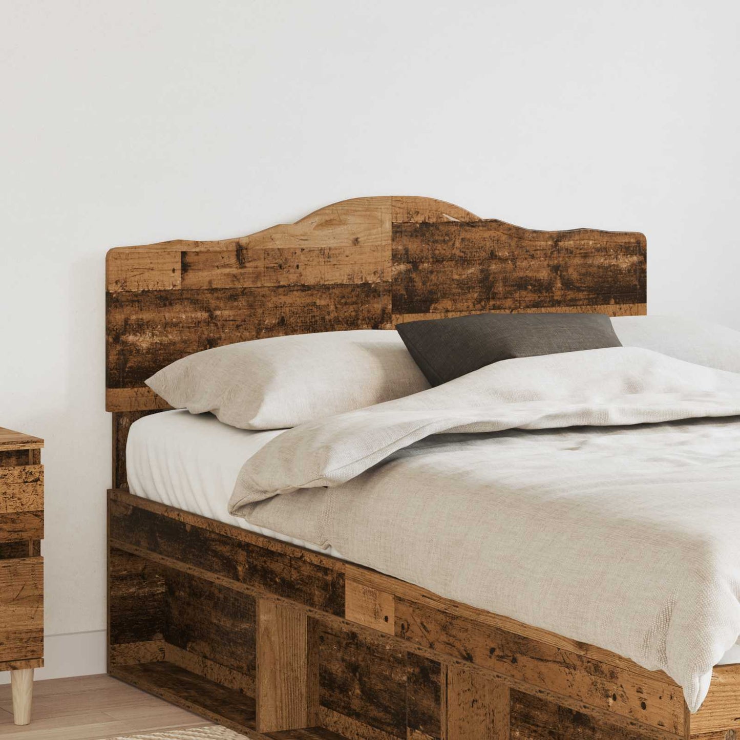 vidaXL Headboard Old Wood Engineered wood