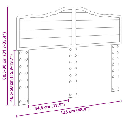 vidaXL Headboard Old Wood Engineered wood