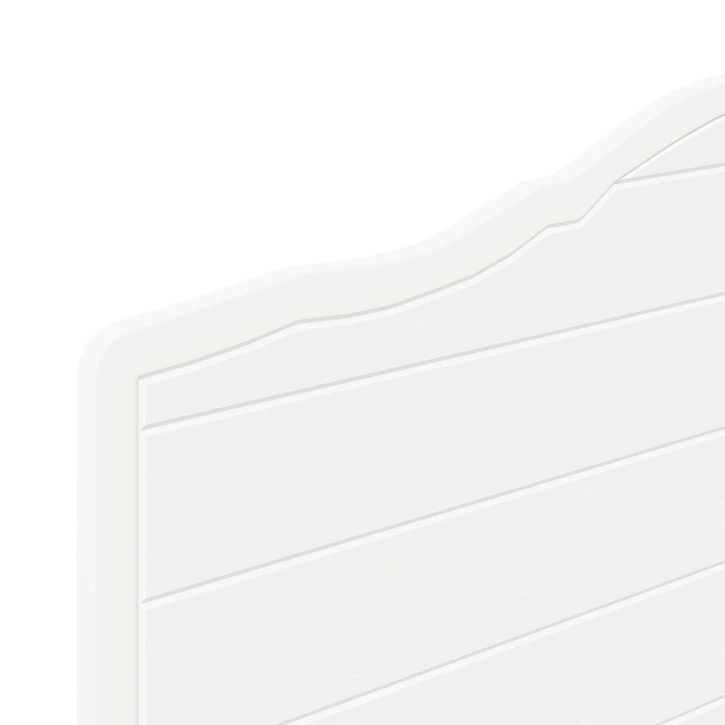 vidaXL Headboard White Engineered wood