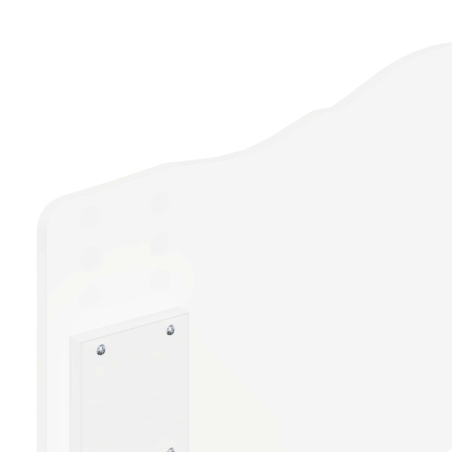 vidaXL Headboard White Engineered wood
