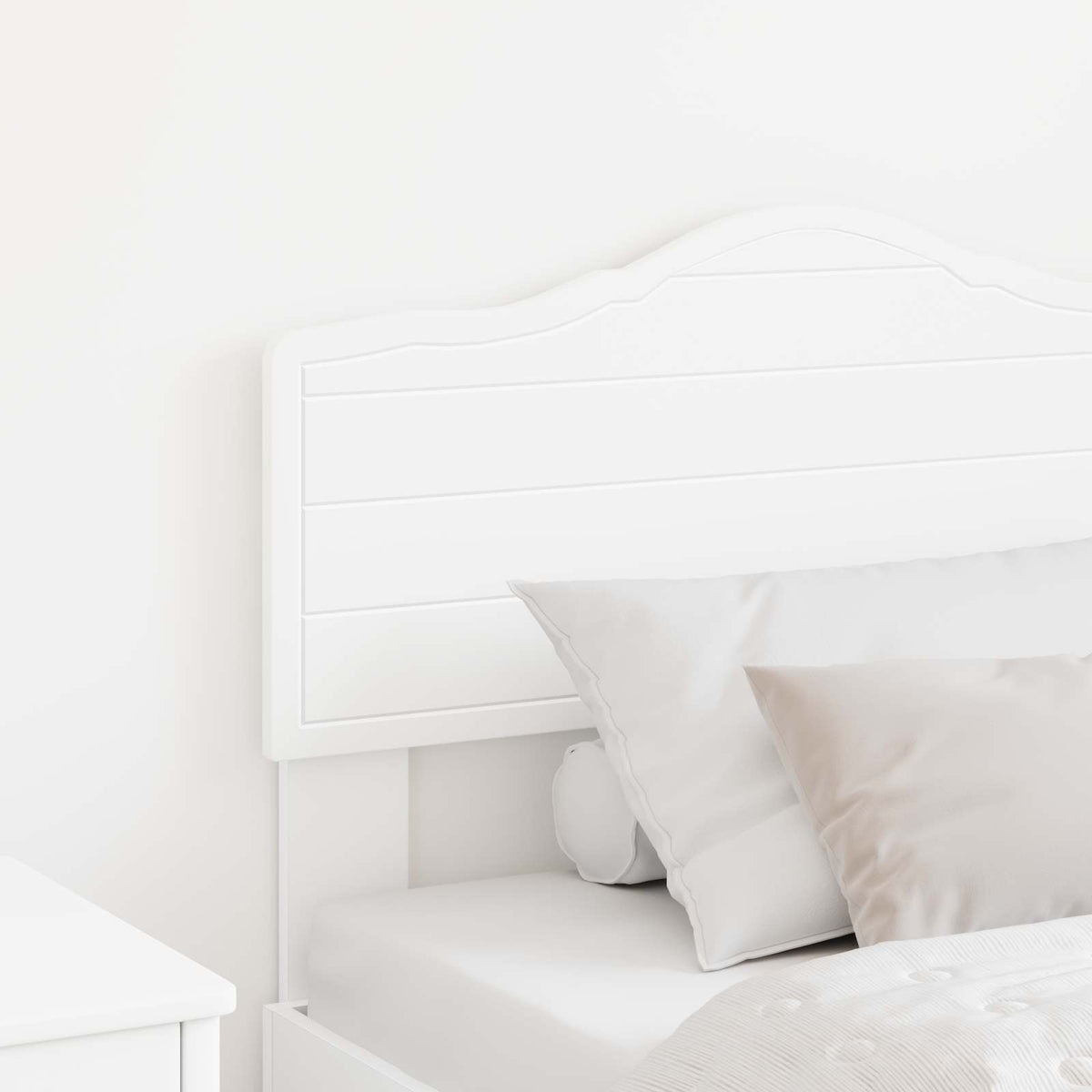 vidaXL Headboard White Engineered wood