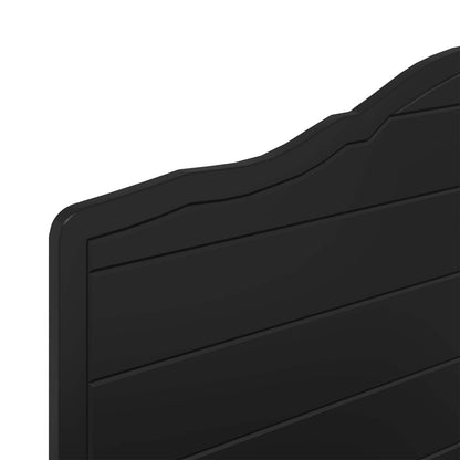vidaXL Headboard Black Oak Engineered wood