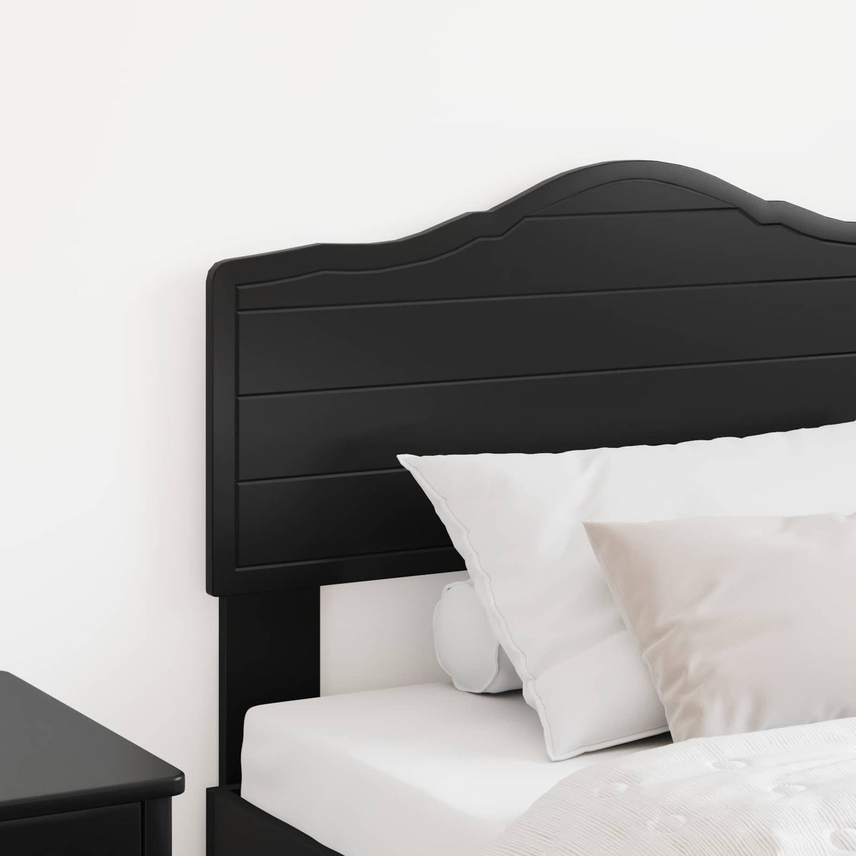 vidaXL Headboard Black Oak Engineered wood