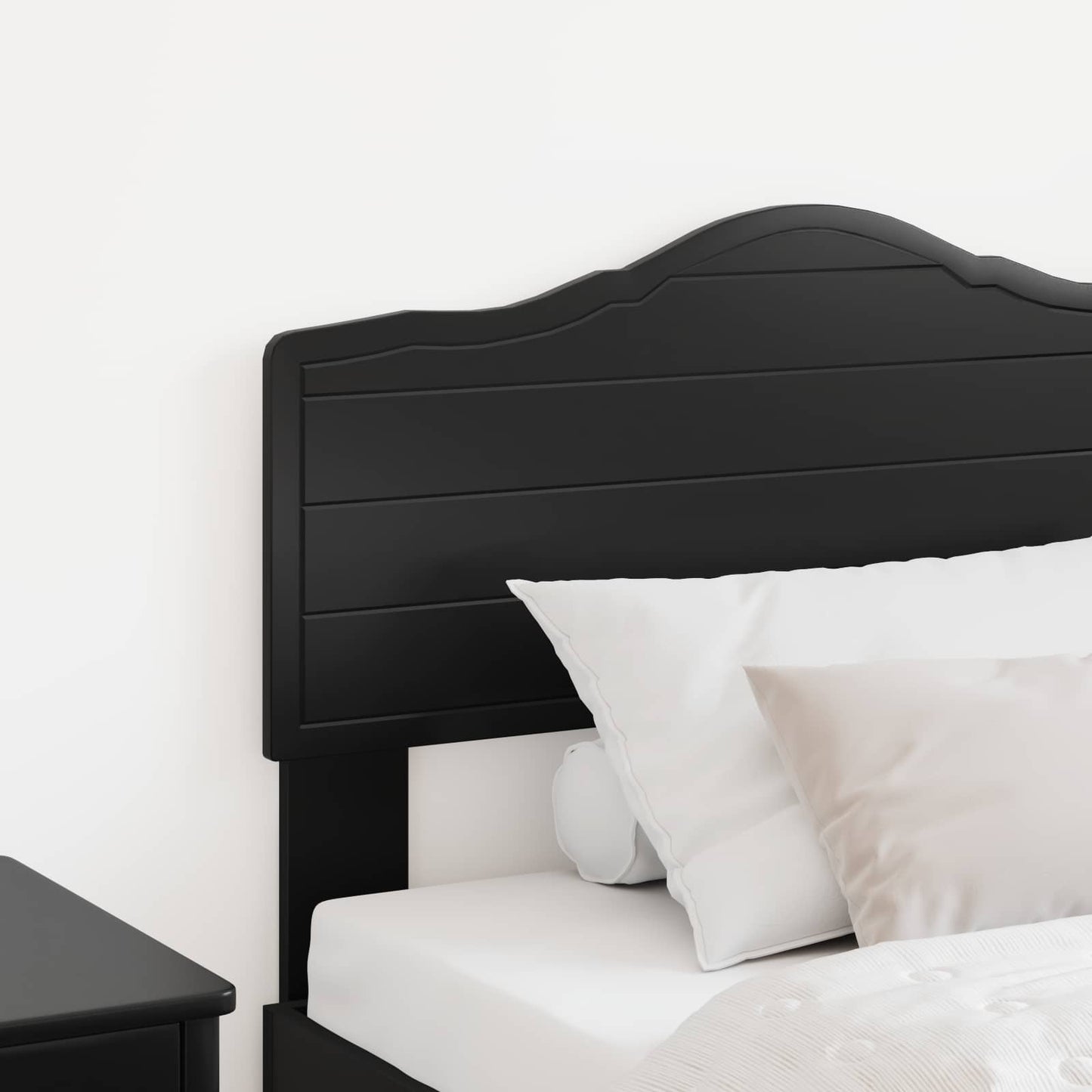 vidaXL Headboard Black Oak Engineered wood