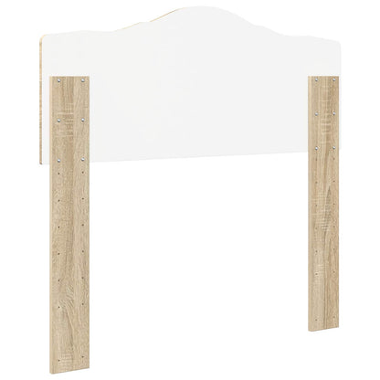 vidaXL Headboard Sonoma Oak Engineered wood