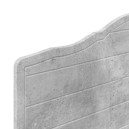 vidaXL Headboard Concrete Grey Engineered wood