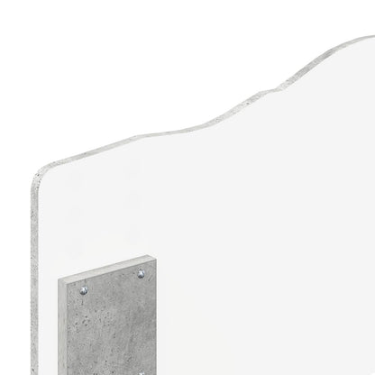 vidaXL Headboard Concrete Grey Engineered wood