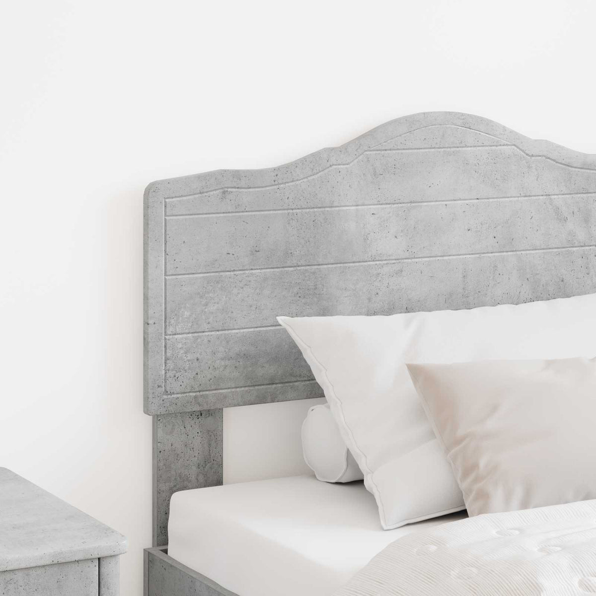 vidaXL Headboard Concrete Grey Engineered wood