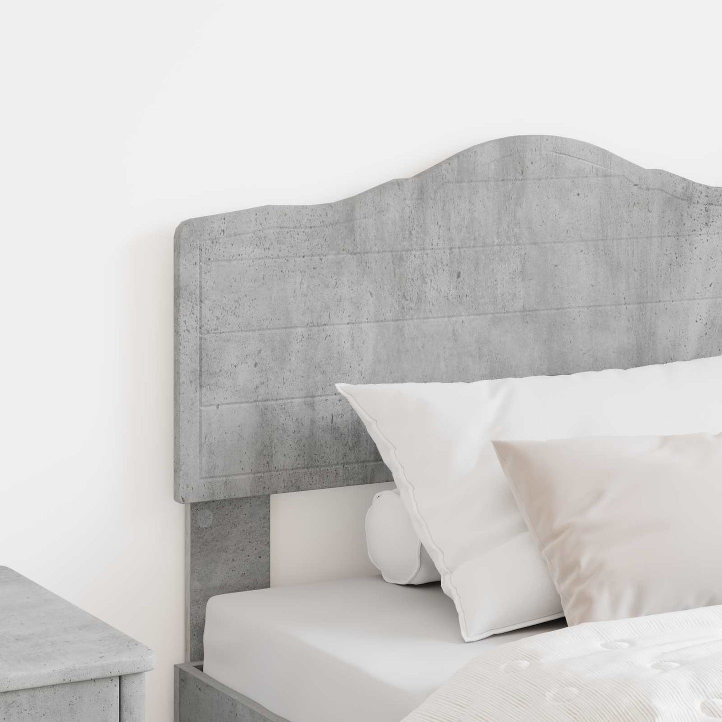 vidaXL Headboard Concrete Grey Engineered wood