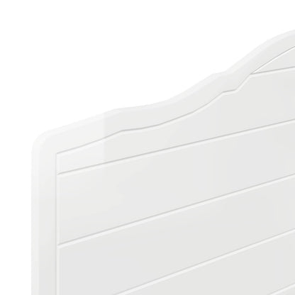 vidaXL Headboard Gloss White Engineered wood