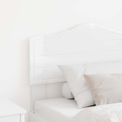 vidaXL Headboard Gloss White Engineered wood