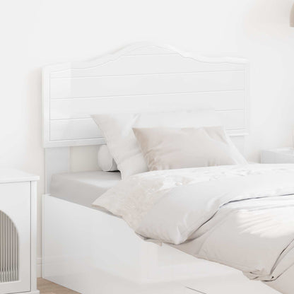 vidaXL Headboard Gloss White Engineered wood