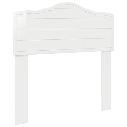 vidaXL Headboard Gloss White Engineered wood