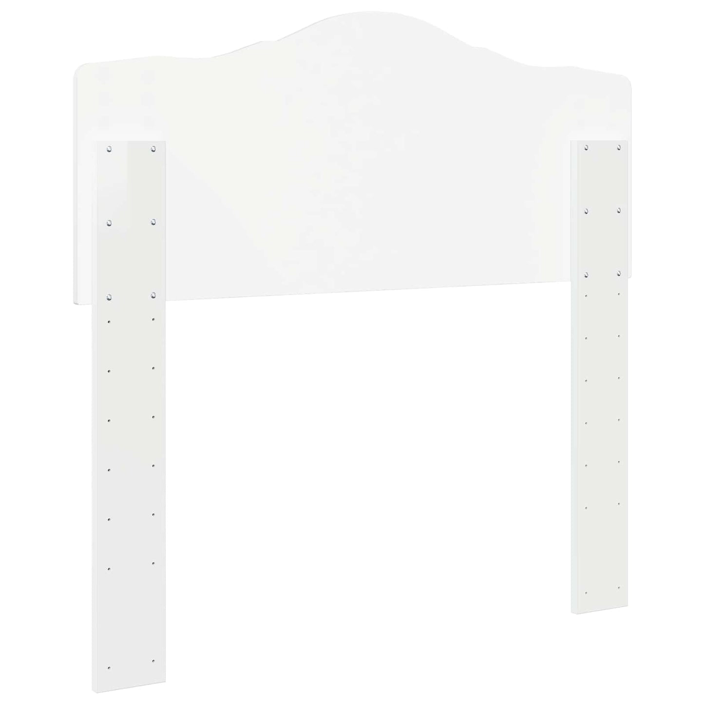 vidaXL Headboard Gloss White Engineered wood