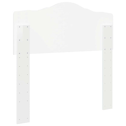 vidaXL Headboard Gloss White Engineered wood