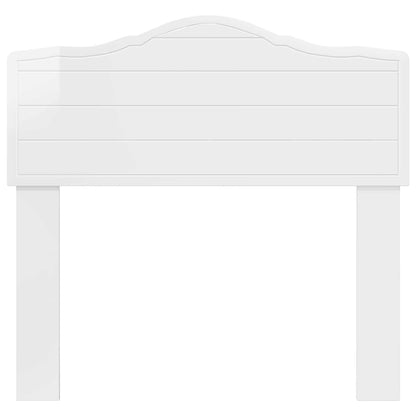 vidaXL Headboard Gloss White Engineered wood