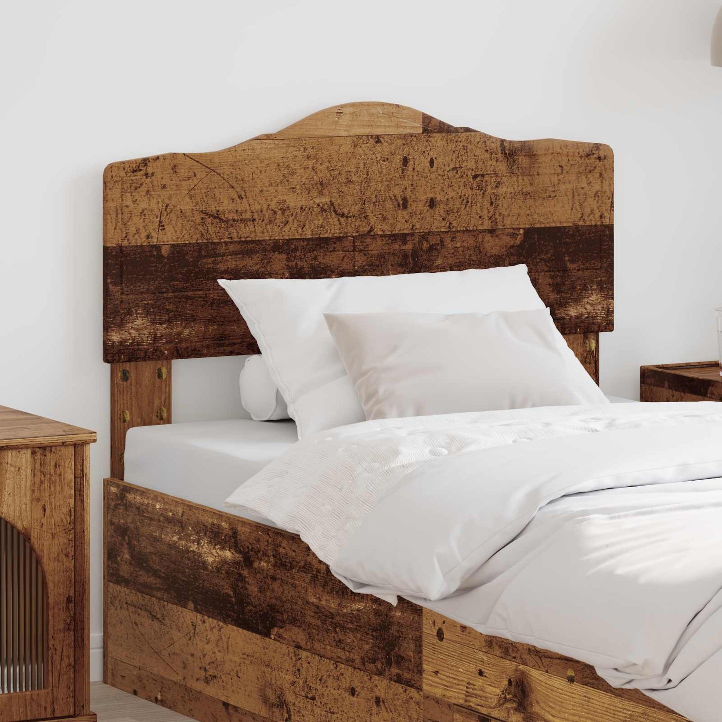 vidaXL Headboard Old Wood Engineered wood