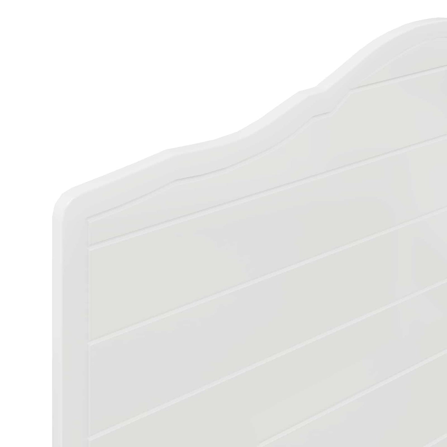 vidaXL Headboard Gloss White Engineered wood