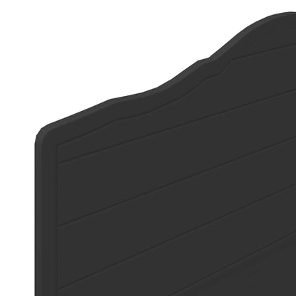 vidaXL Headboard Black Oak Engineered wood
