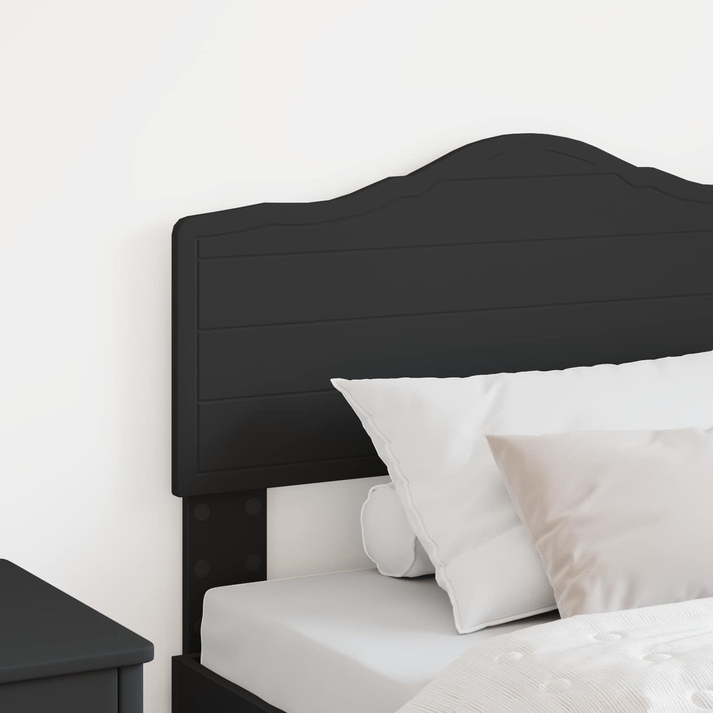 vidaXL Headboard Black Oak Engineered wood