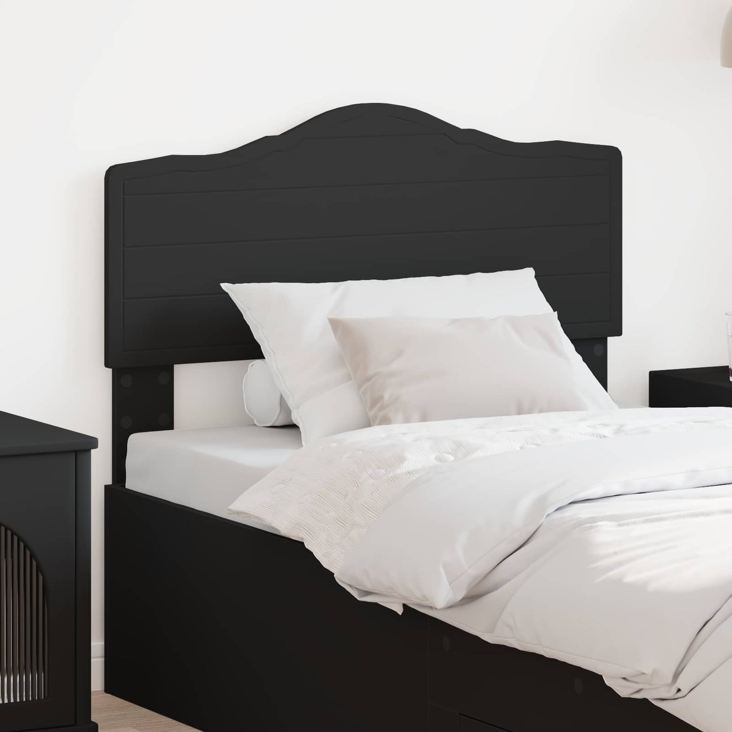 vidaXL Headboard Black Oak Engineered wood