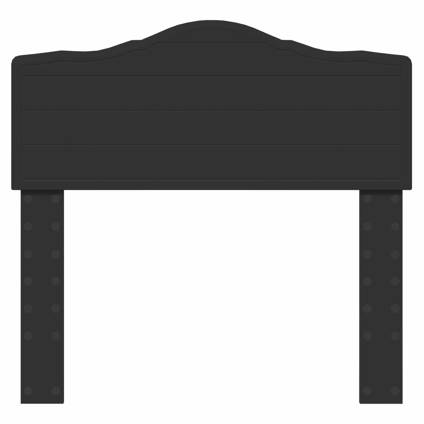 vidaXL Headboard Black Oak Engineered wood