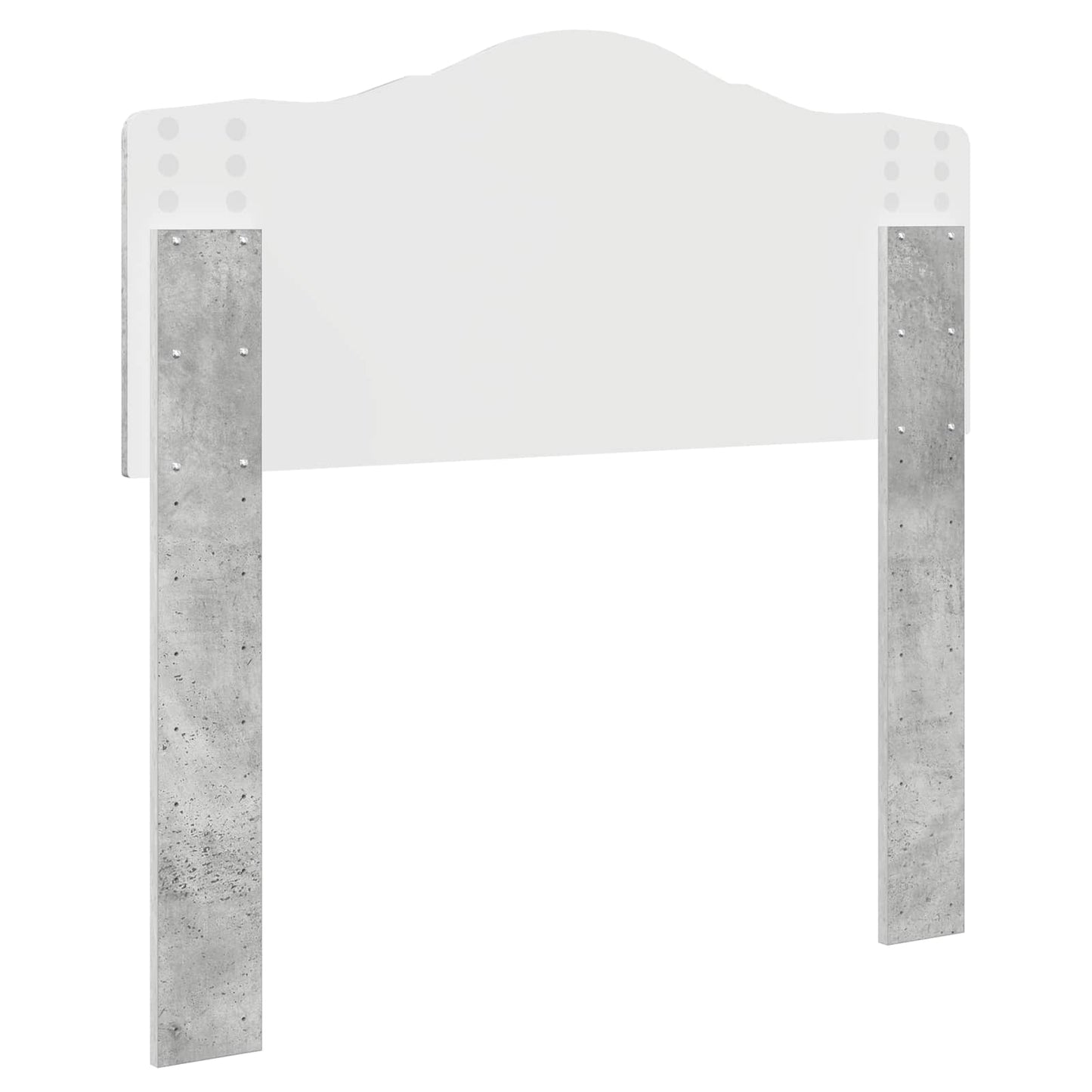 vidaXL Headboard Concrete Grey Engineered wood