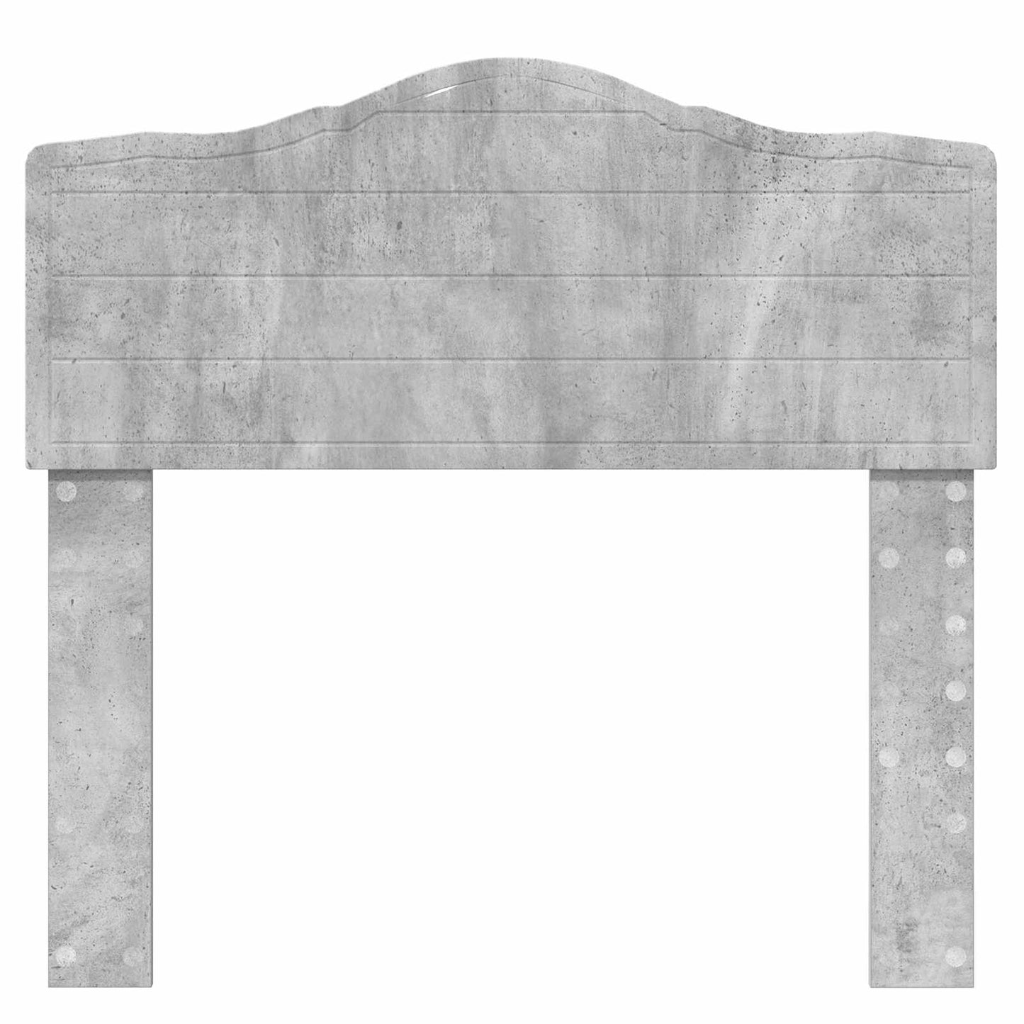 vidaXL Headboard Concrete Grey Engineered wood