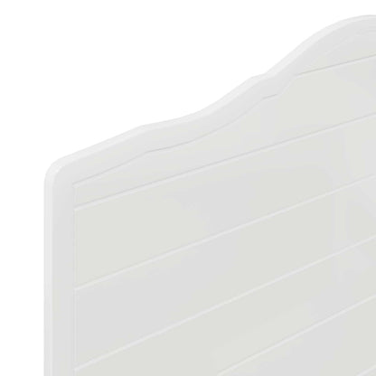 vidaXL Headboard Gloss White Engineered wood