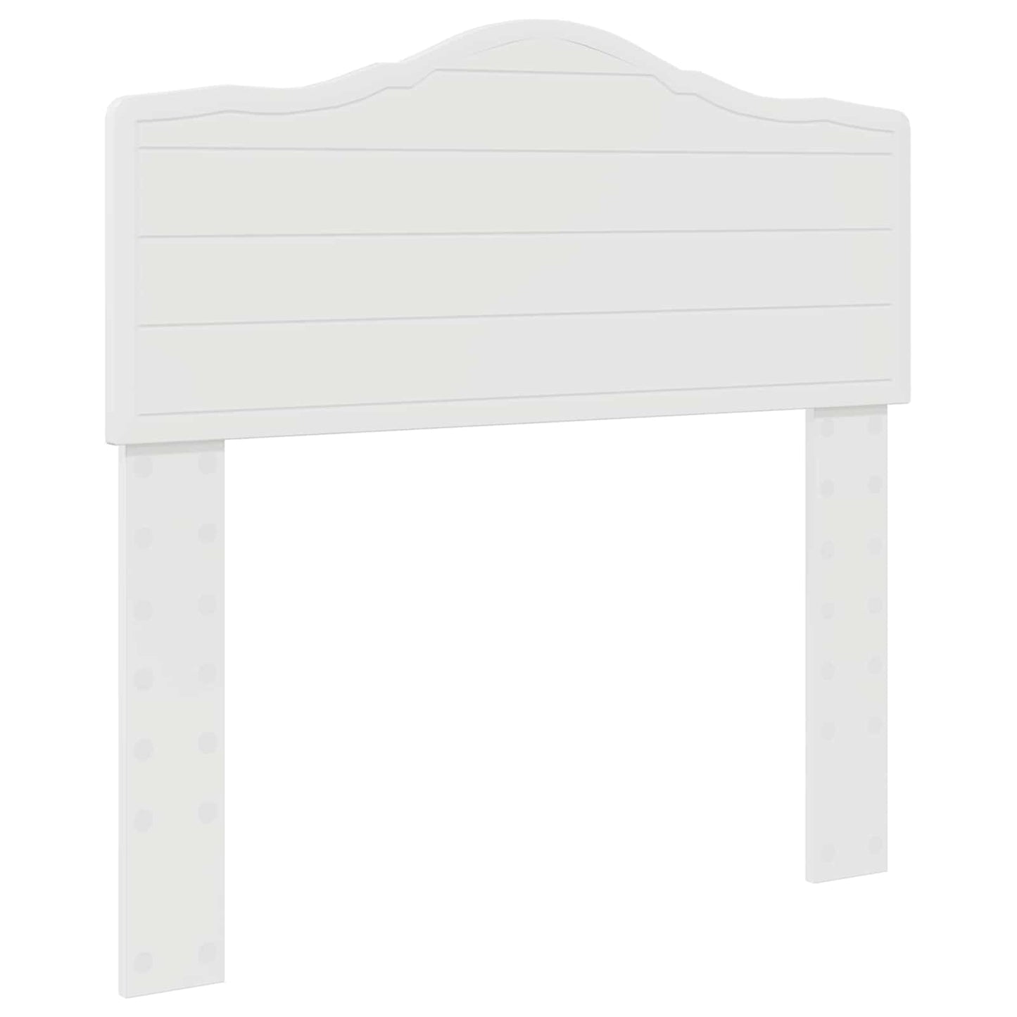 vidaXL Headboard Gloss White Engineered wood