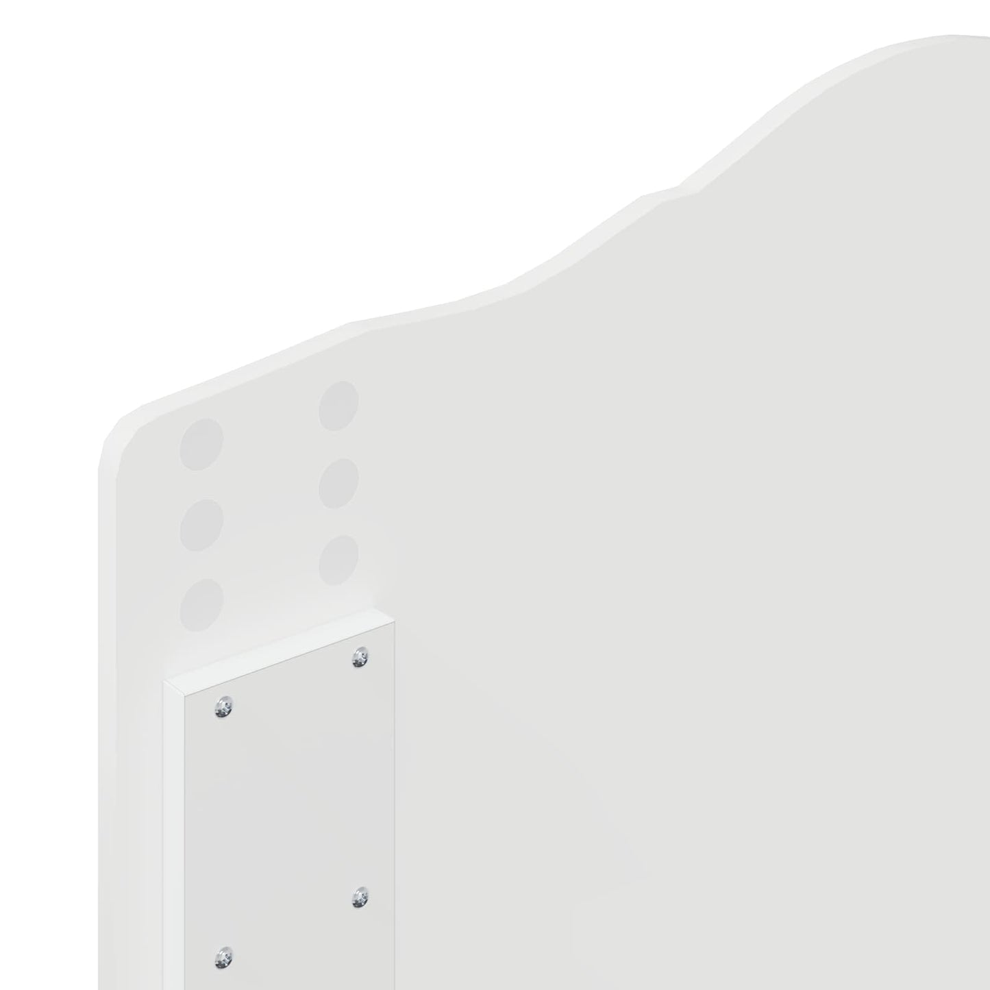 vidaXL Headboard White Engineered wood