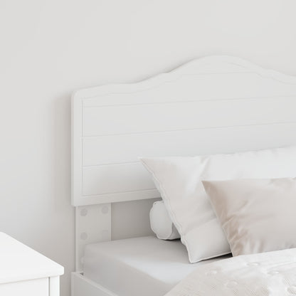 vidaXL Headboard White Engineered wood