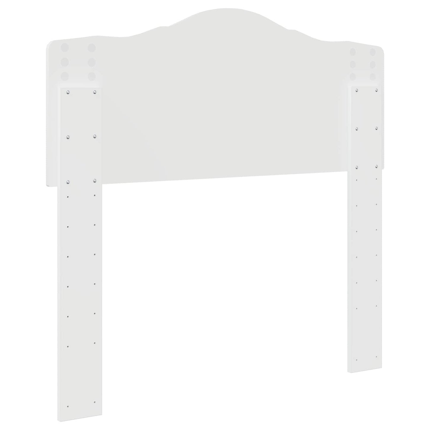 vidaXL Headboard White Engineered wood