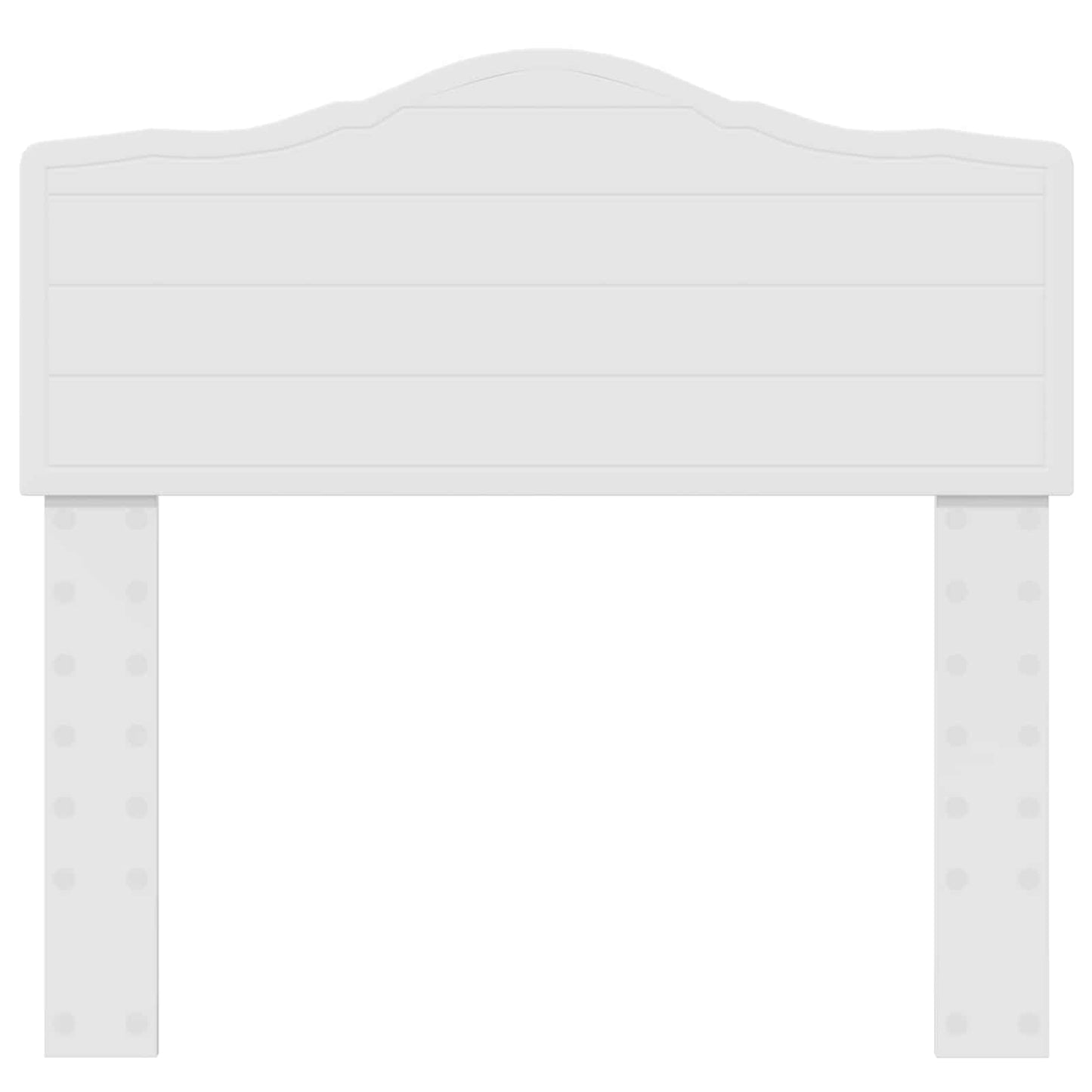 vidaXL Headboard White Engineered wood