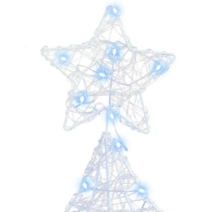 vidaXL Christmas Tree with 100 LEDs Cold white 120 cm Acrylic