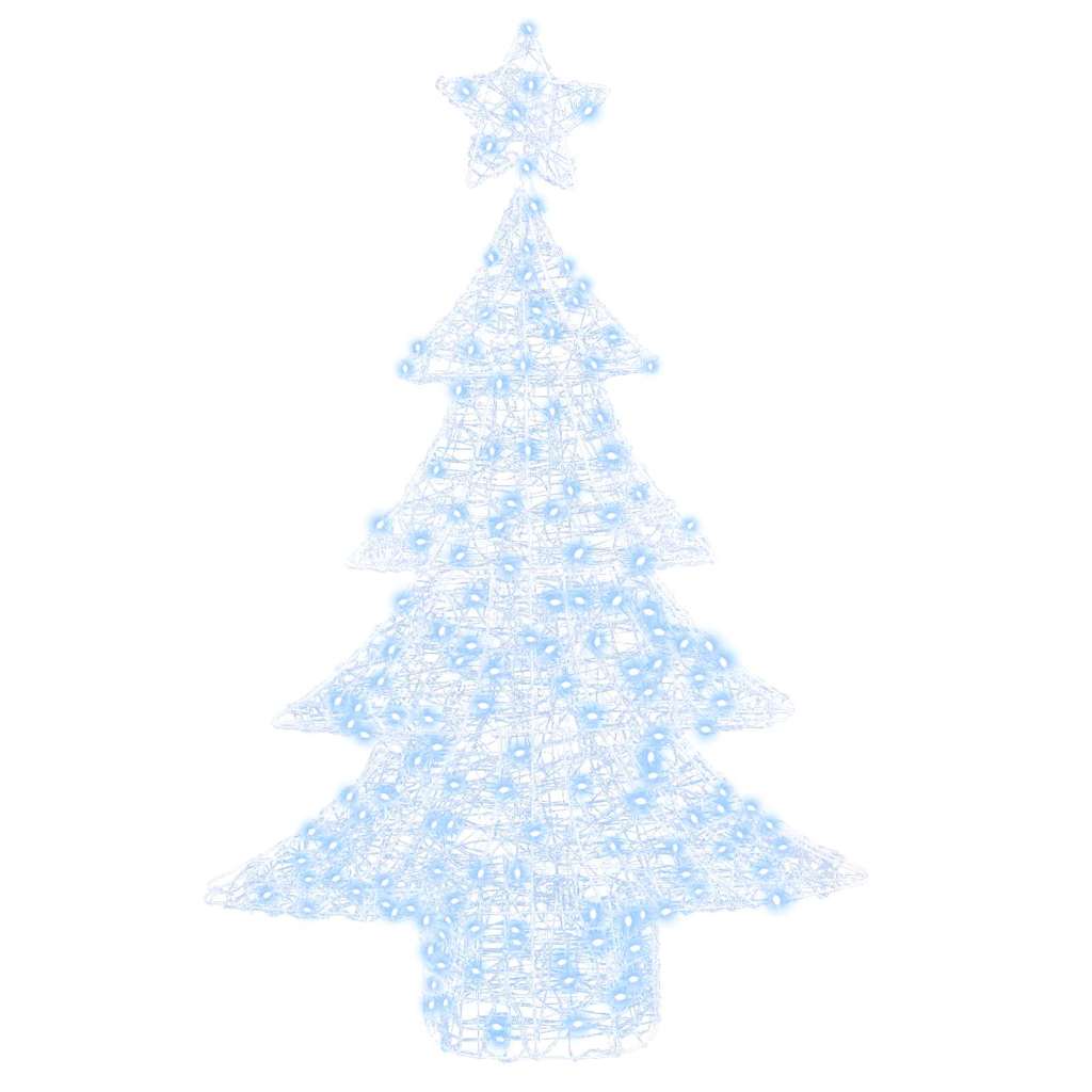 vidaXL Christmas Tree with 100 LEDs Cold white 120 cm Acrylic