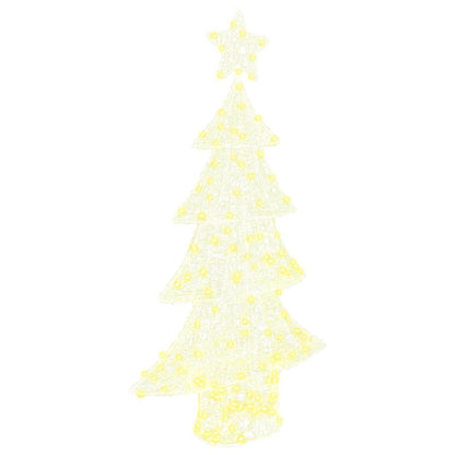 vidaXL Christmas Tree with 160 LEDs Warm white 150 cm Acrylic