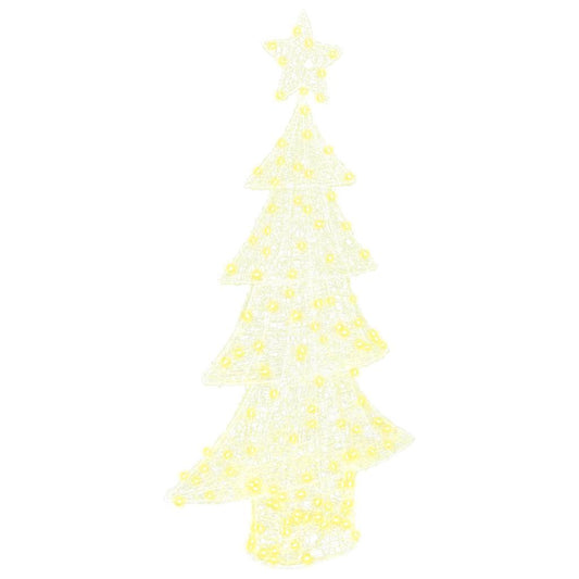 vidaXL Christmas Tree with 160 LEDs Warm white 150 cm Acrylic