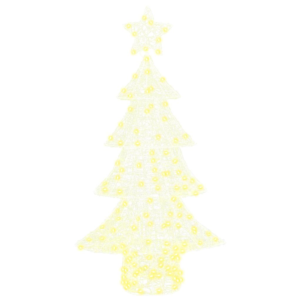 vidaXL Christmas Tree with 160 LEDs Warm white 150 cm Acrylic