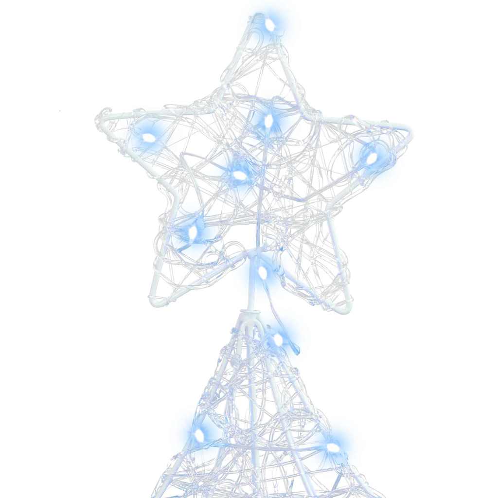 vidaXL Christmas Tree with 160 LEDs Cold white 150 cm Acrylic