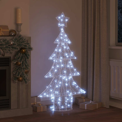 vidaXL Christmas Tree with 160 LEDs Cold white 150 cm Acrylic
