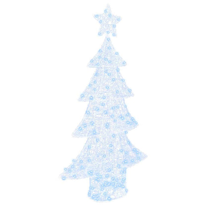vidaXL Christmas Tree with 160 LEDs Cold white 150 cm Acrylic