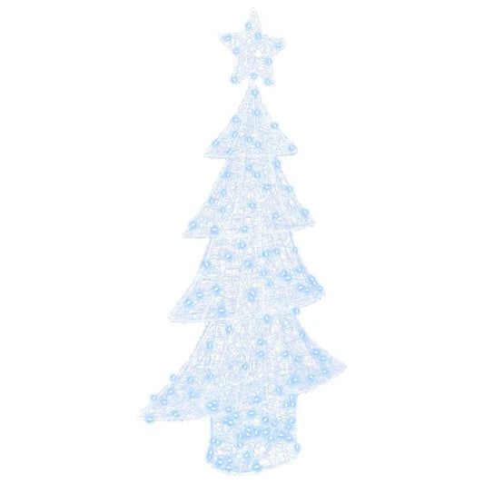 vidaXL Christmas Tree with 160 LEDs Cold white 150 cm Acrylic