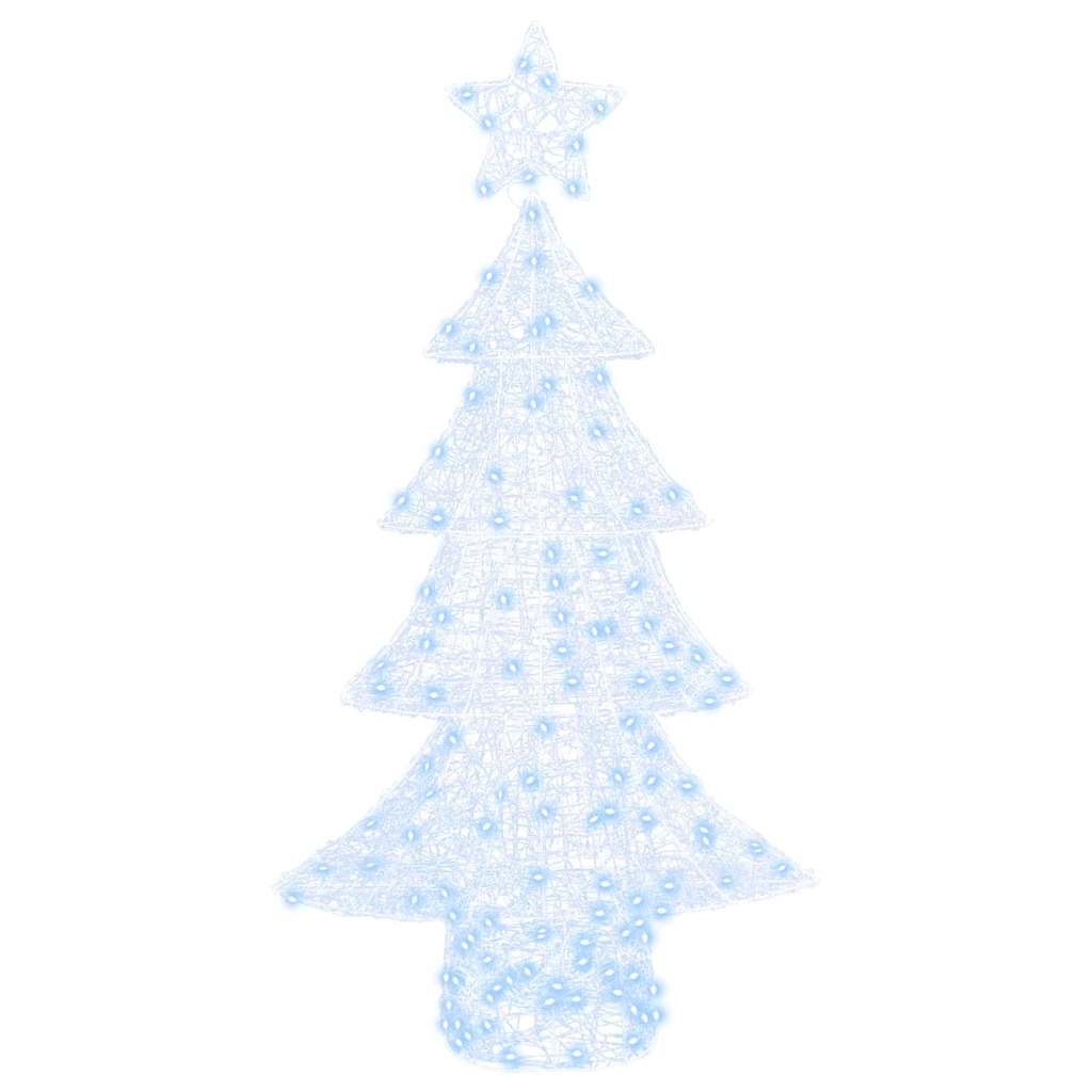 vidaXL Christmas Tree with 160 LEDs Cold white 150 cm Acrylic