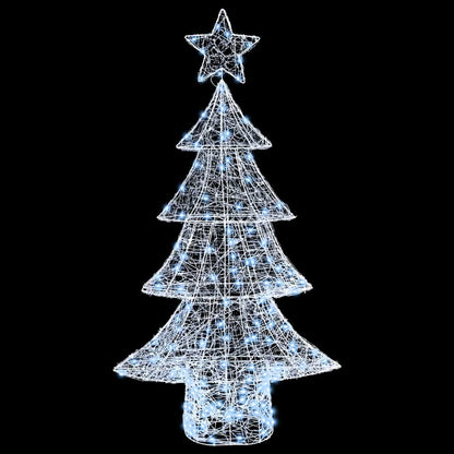vidaXL Christmas Tree with 160 LEDs Cold white 150 cm Acrylic