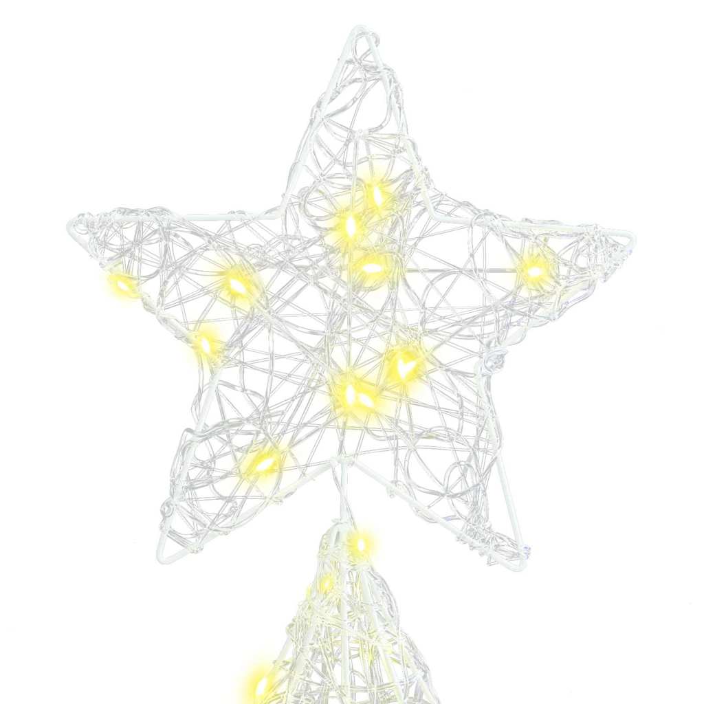 vidaXL Christmas Tree with 240 LEDs Warm white 150 cm Acrylic