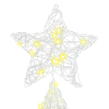 vidaXL Christmas Tree with 240 LEDs Warm white 150 cm Acrylic