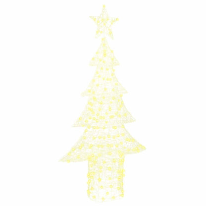 vidaXL Christmas Tree with 240 LEDs Warm white 150 cm Acrylic